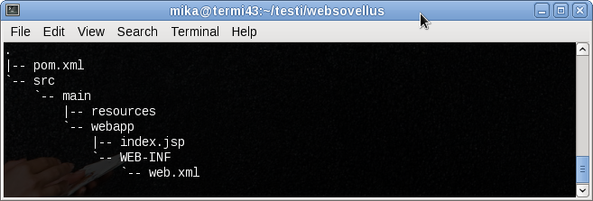 simppeli projektirakenne
